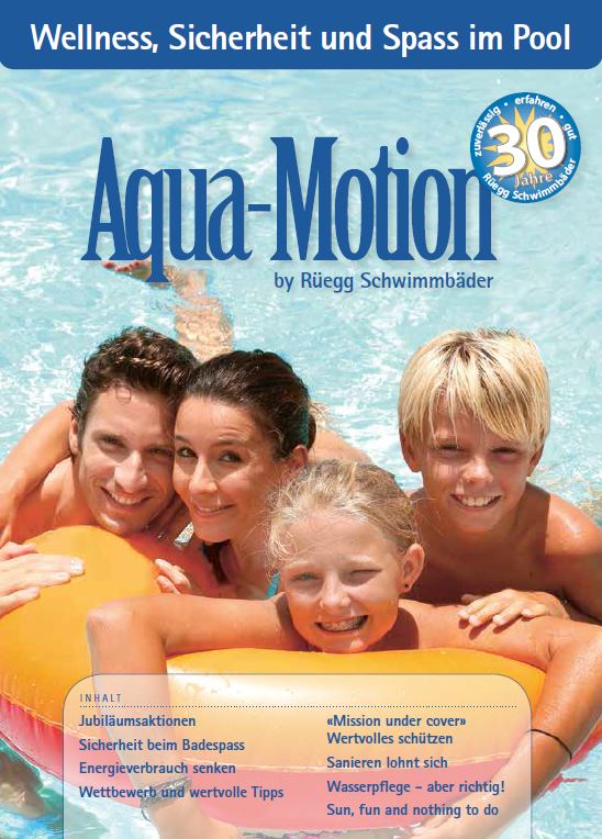 fuer wellness sicherheit und spass im pool die aqua motion 2015 ist da