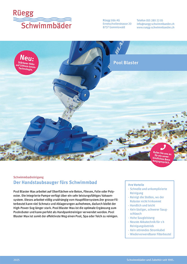 Preisliste Pool Blaster